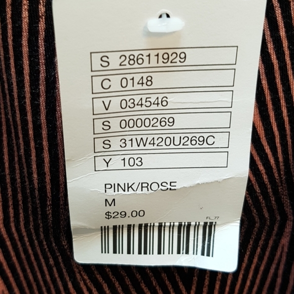 Silence + Noise women's size Medium tank top stripes, new tags attached - Picture 3 of 6